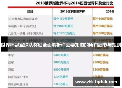世界杯冠军球队奖励全面解析你需要知道的所有细节与规则