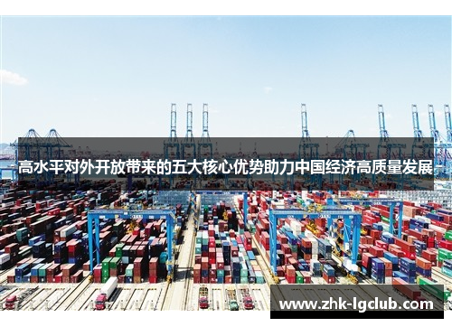 高水平对外开放带来的五大核心优势助力中国经济高质量发展